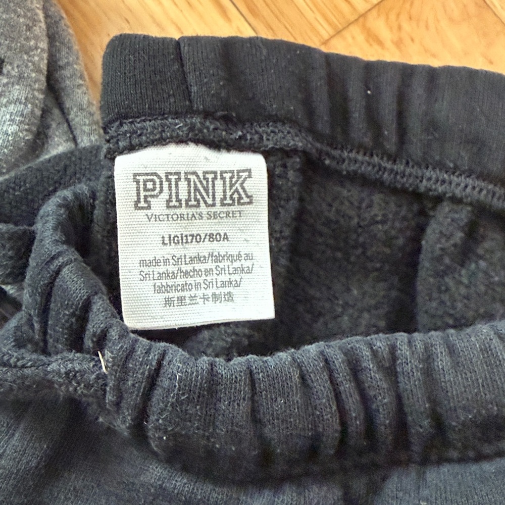 PINK Victoria's Secret Camouflage, Gray, and Black Joggers Lot - Picture 2 of 2
